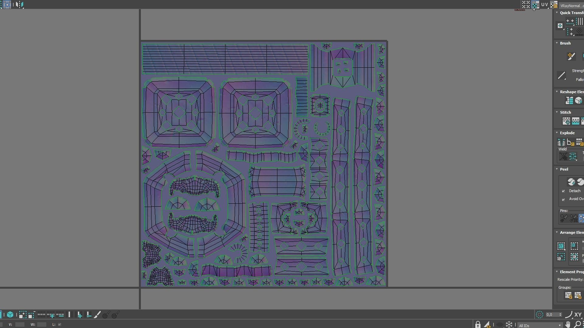 Monster - Game Ready flying in sky Low-poly 3D model_36