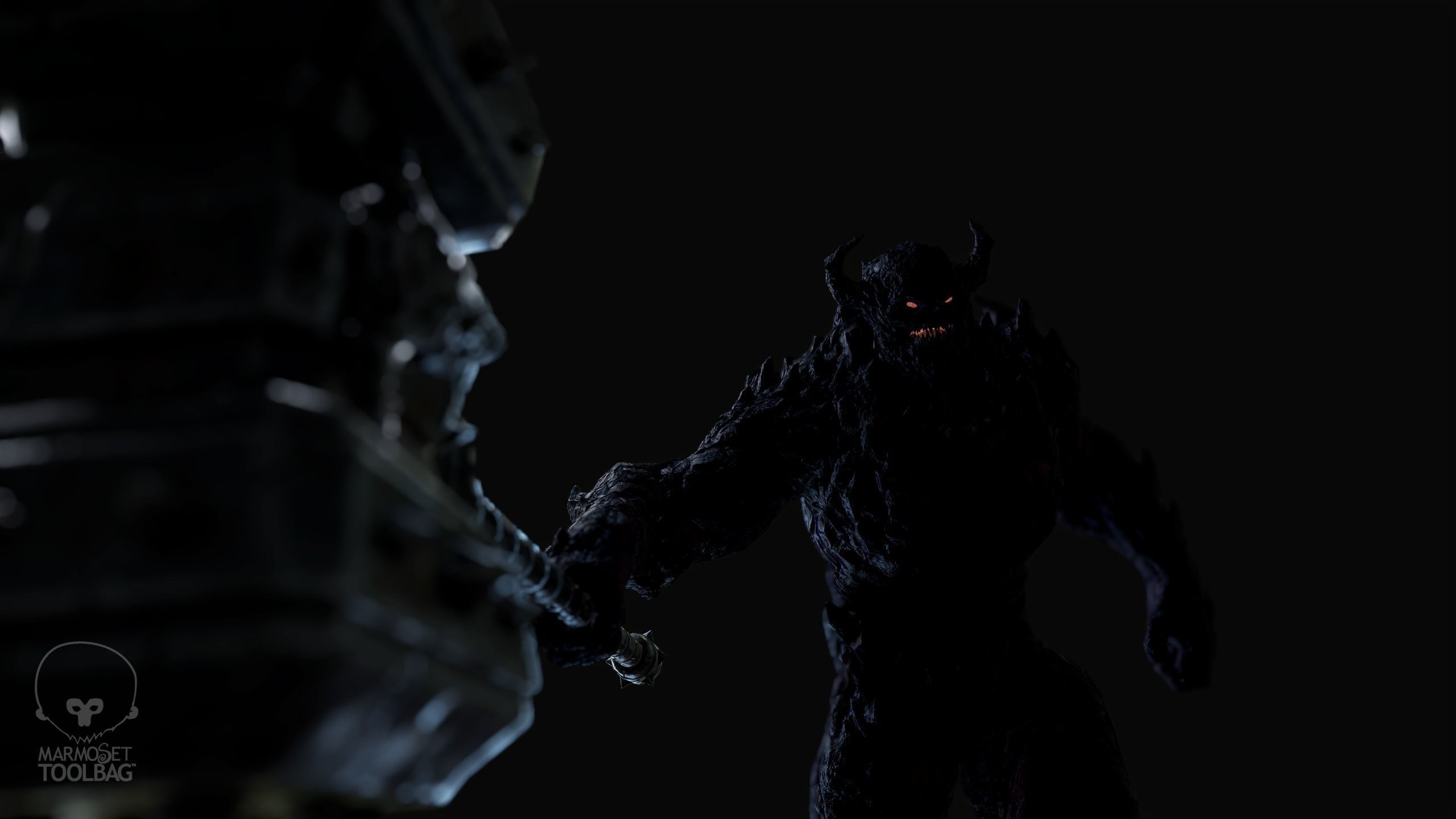 Monster - Game Ready flying in sky Low-poly 3D model_44