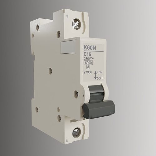 Mini Disjunctor Circuit Breaker Circuit Interrupter 3D model