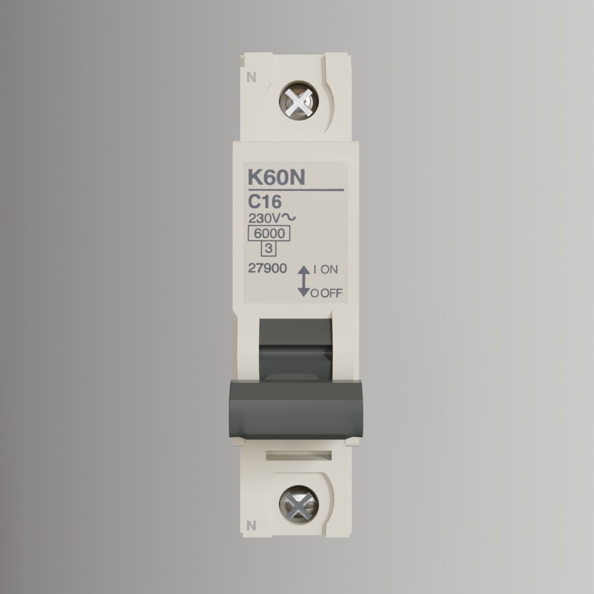 Mini Disjunctor Circuit Breaker Circuit Interrupter 3D model_2