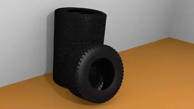 Wheel set of tires