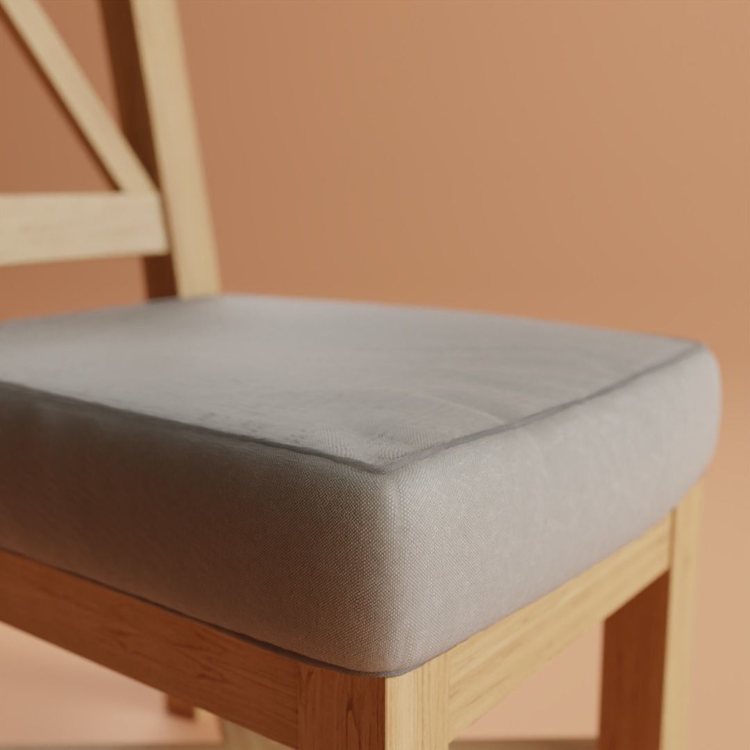 Dining Room Chair 3D model_3