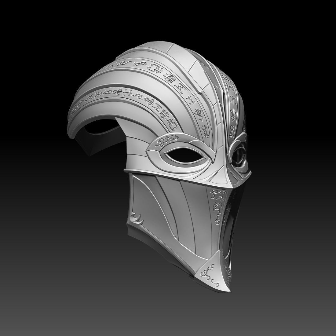 Noob Saibot mask helmet for cosplay Mortal Kombat 11 MK 3D print model_7