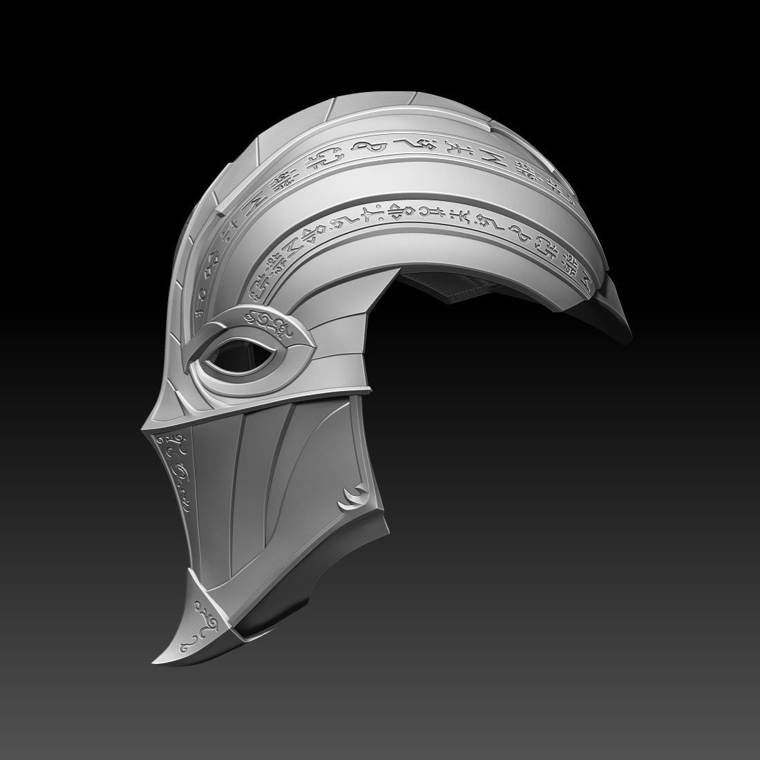 Noob Saibot mask helmet for cosplay Mortal Kombat 11 MK 3D print model_4