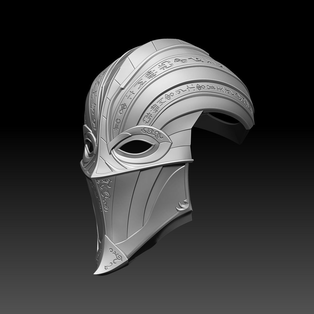 Noob Saibot mask helmet for cosplay Mortal Kombat 11 MK 3D print model_3