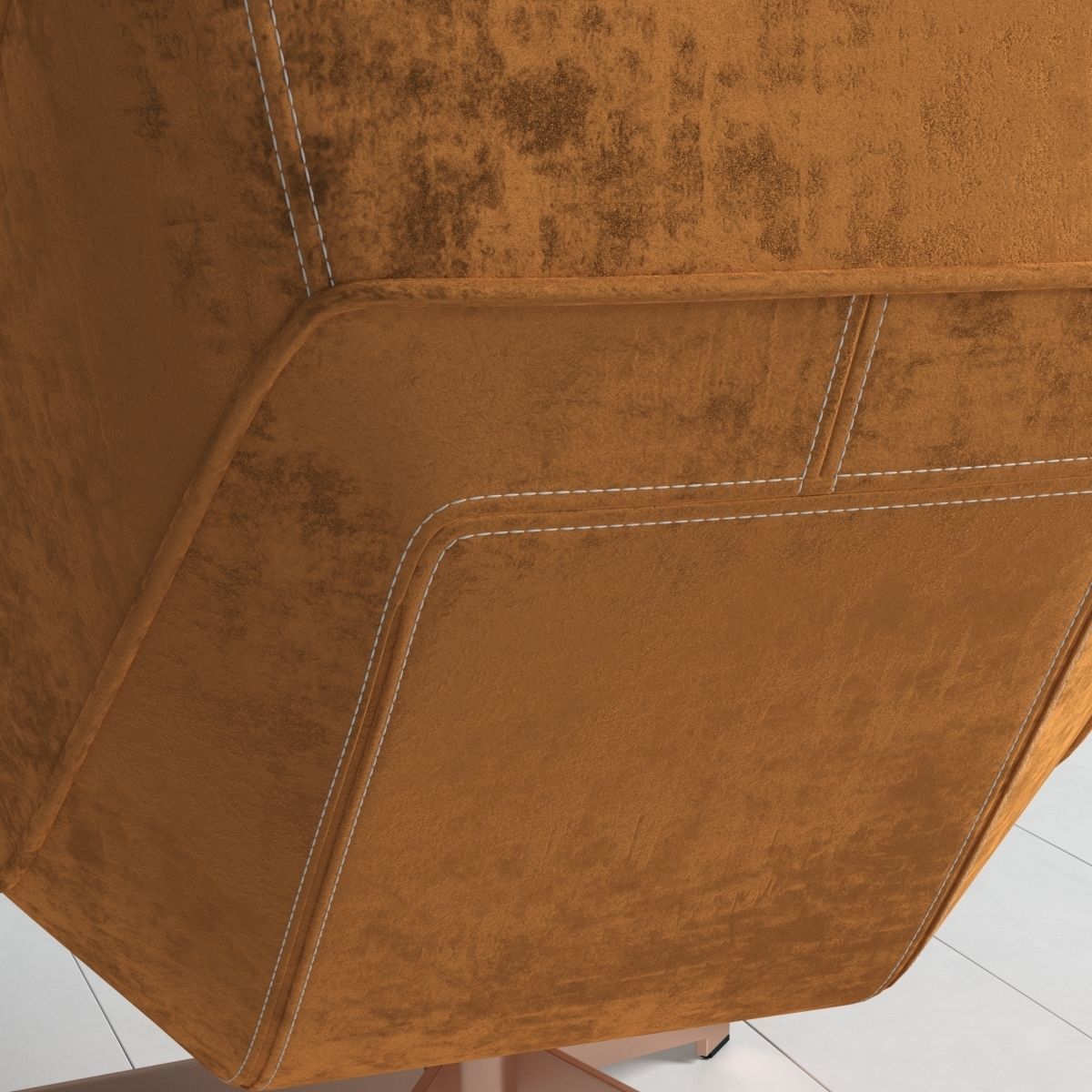 Swivel Occasional Chair 3D model_5