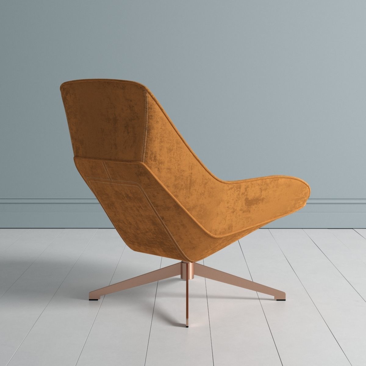 Swivel Occasional Chair 3D model_3