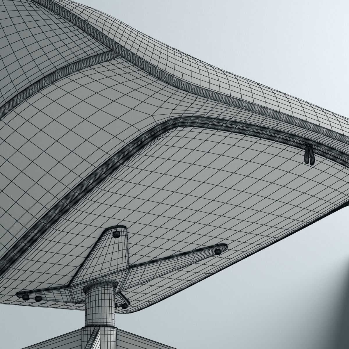 Swivel Occasional Chair 3D model_15