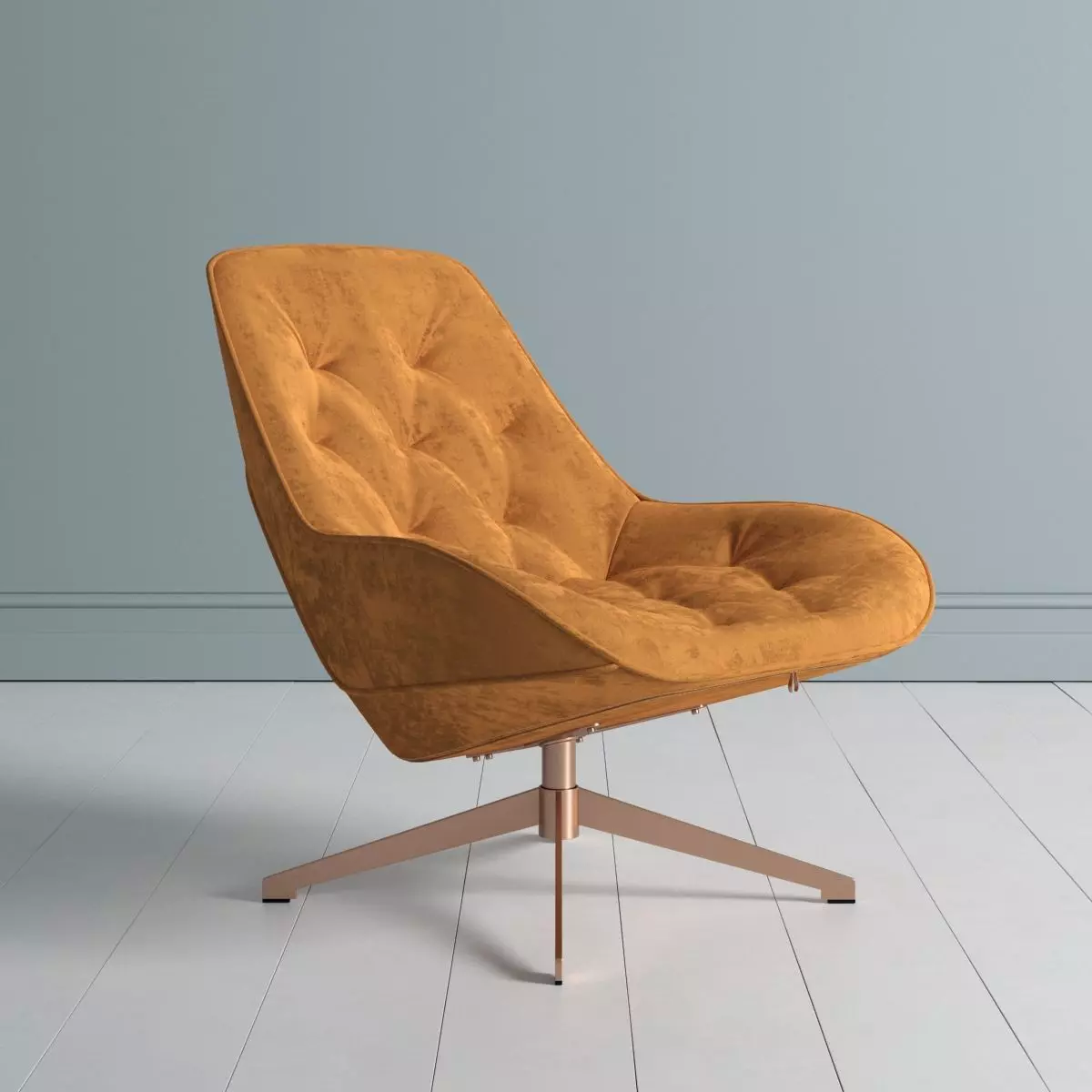 Swivel Occasional Chair 3D model_0