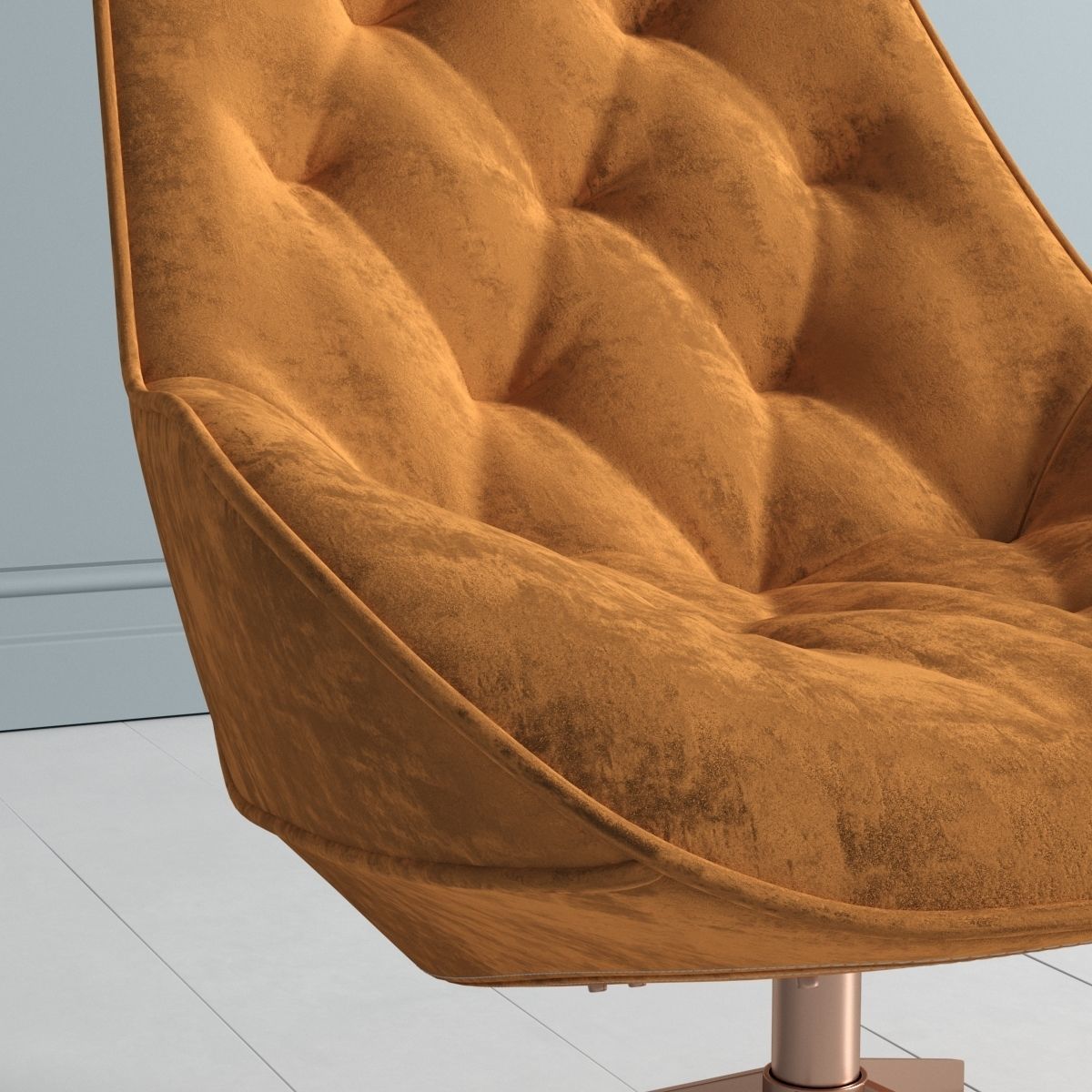 Swivel Occasional Chair 3D model_6