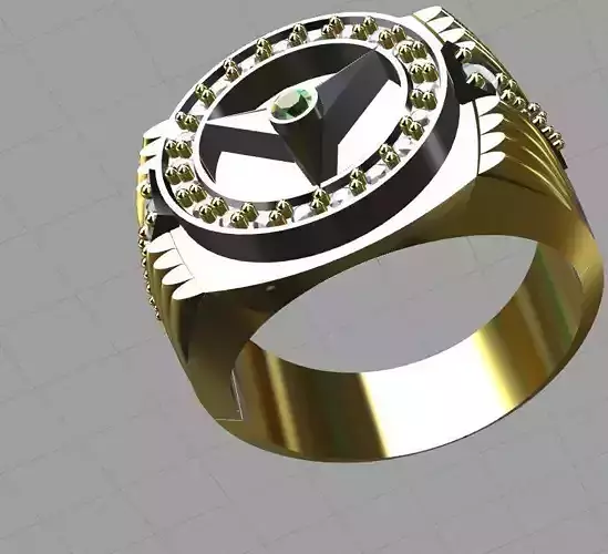 Mercedes signet ring