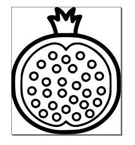 Pomegranate Cookie Cutter 3D print model_0