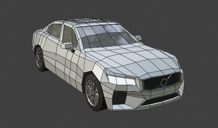 low-poly cars pack - 9 cars Low-poly 3D model_13