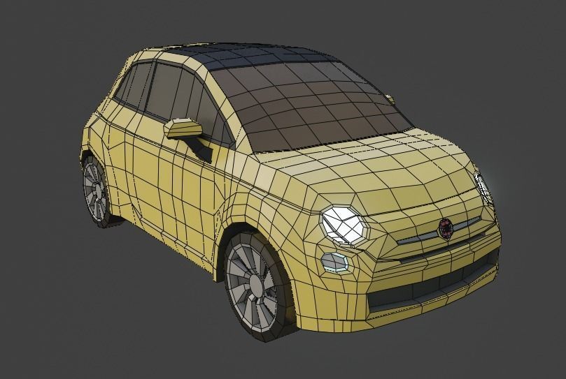 low-poly cars pack - 9 cars Low-poly 3D model_17