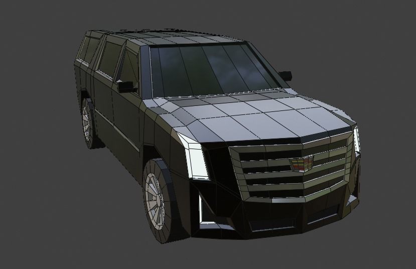 low-poly cars pack - 9 cars Low-poly 3D model_11