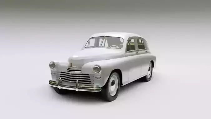 Gaz M20 Pobeda  Warszawa M20 3D model