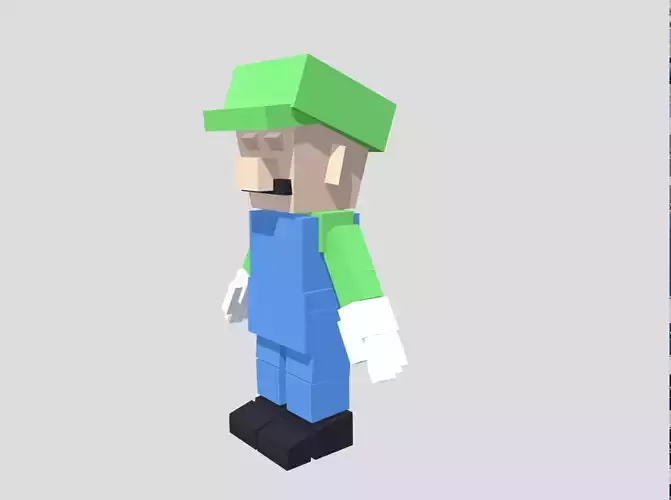 Voxel Luigi