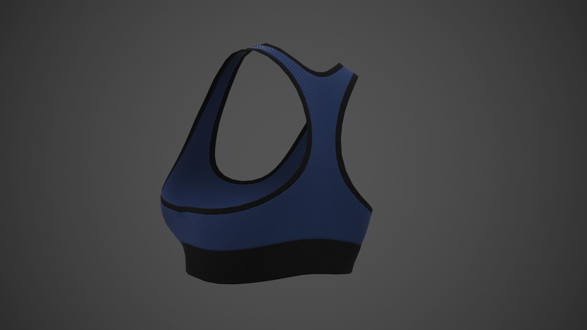 Female Sportswear gym clothing PBR 3 Low-poly 3D model_28