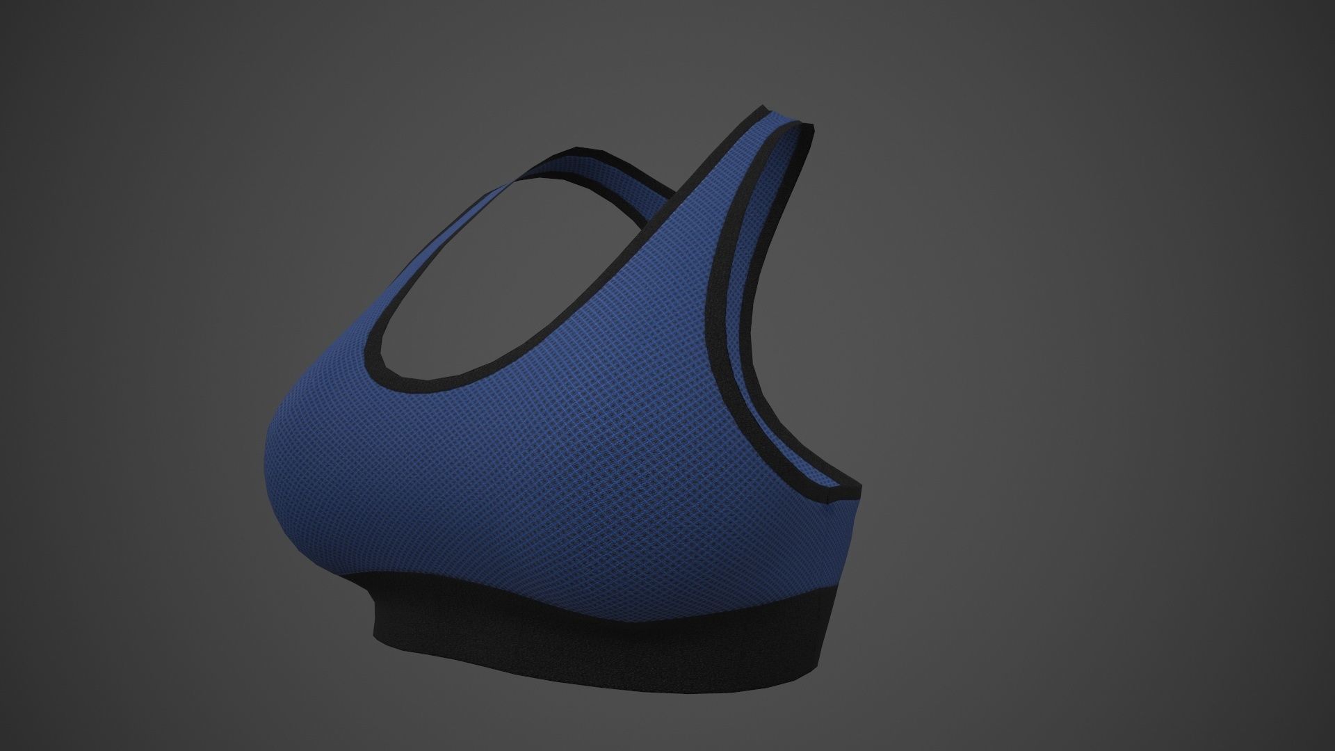 Female Sportswear gym clothing PBR 3 Low-poly 3D model_31