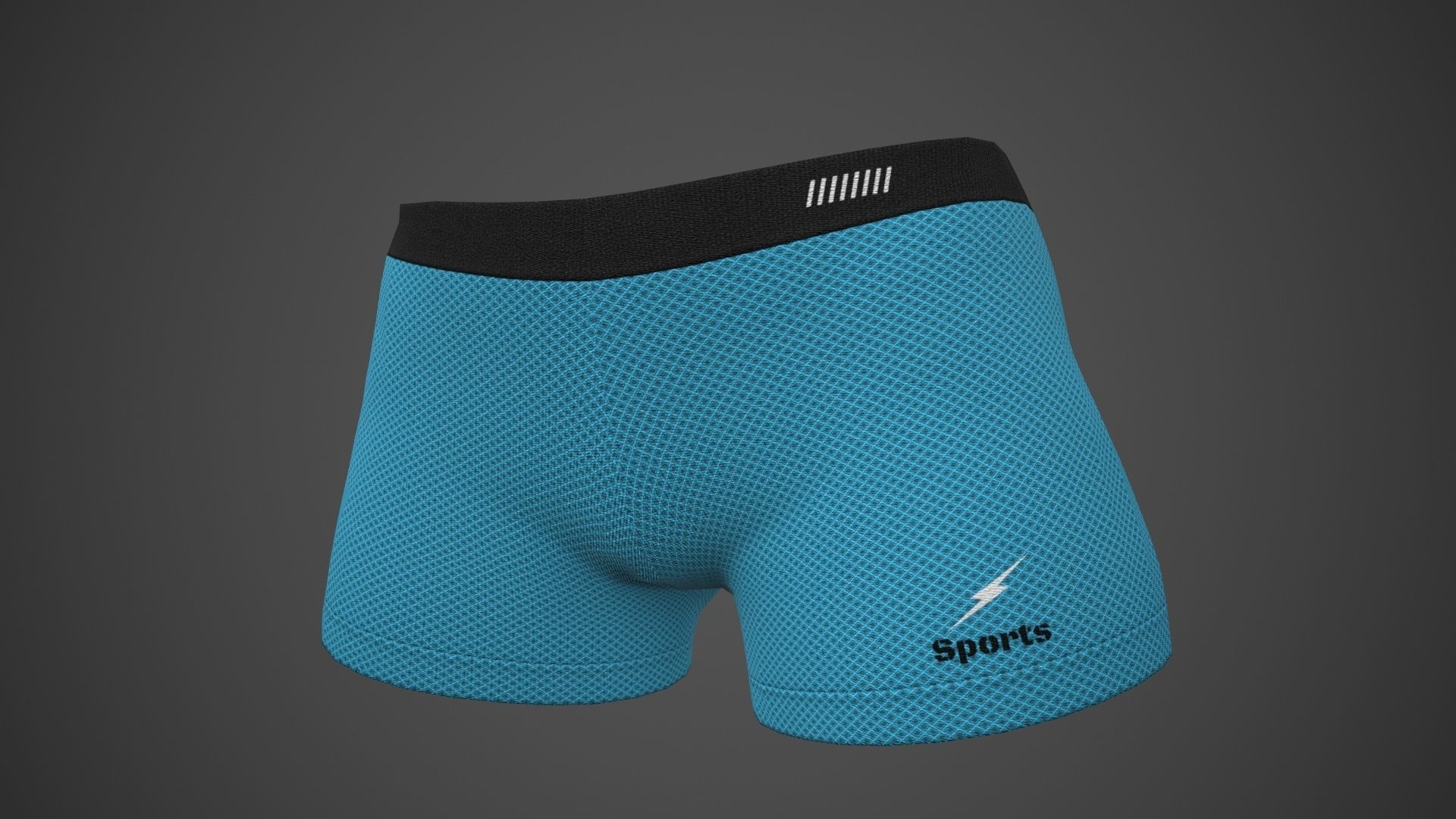 Female Sportswear gym clothing PBR 3 Low-poly 3D model_23