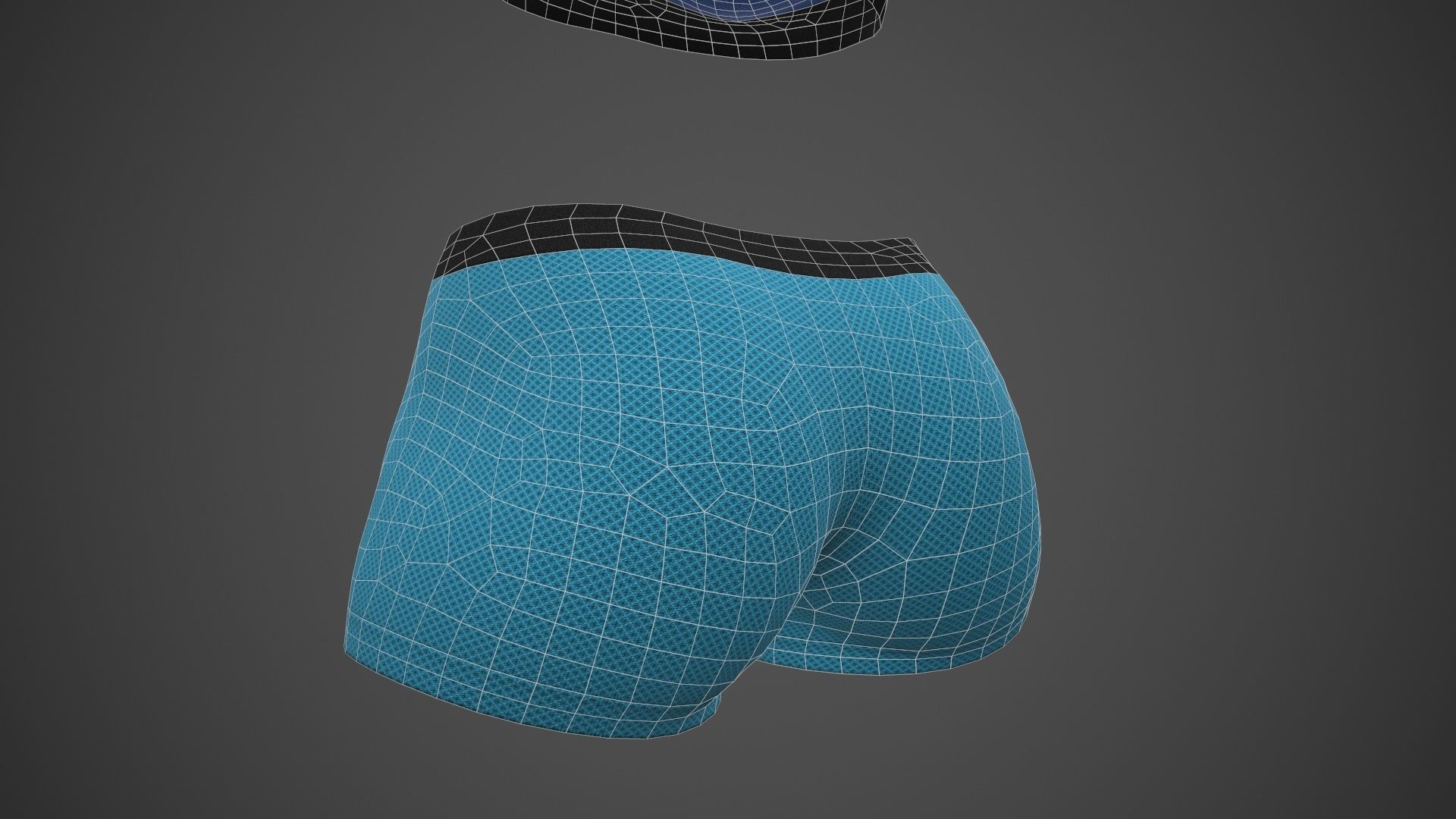 Female Sportswear gym clothing PBR 3 Low-poly 3D model_26