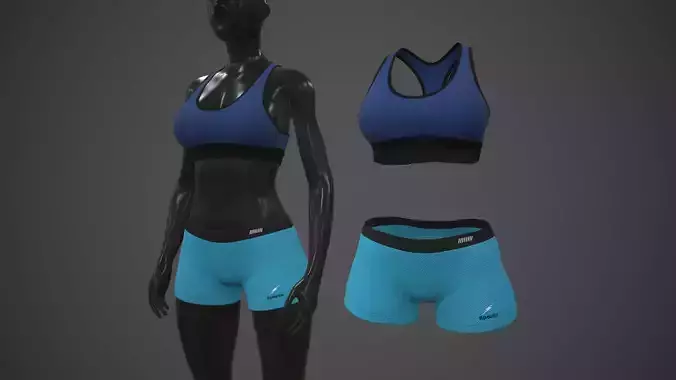 Female Sportswear gym clothing PBR 3