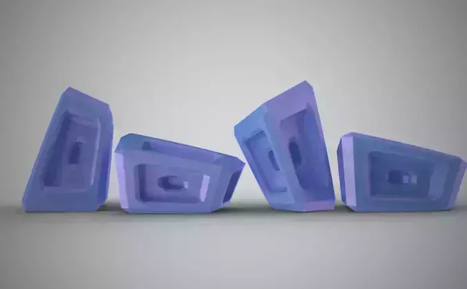 Asymmetrical Ornaments 3D print model