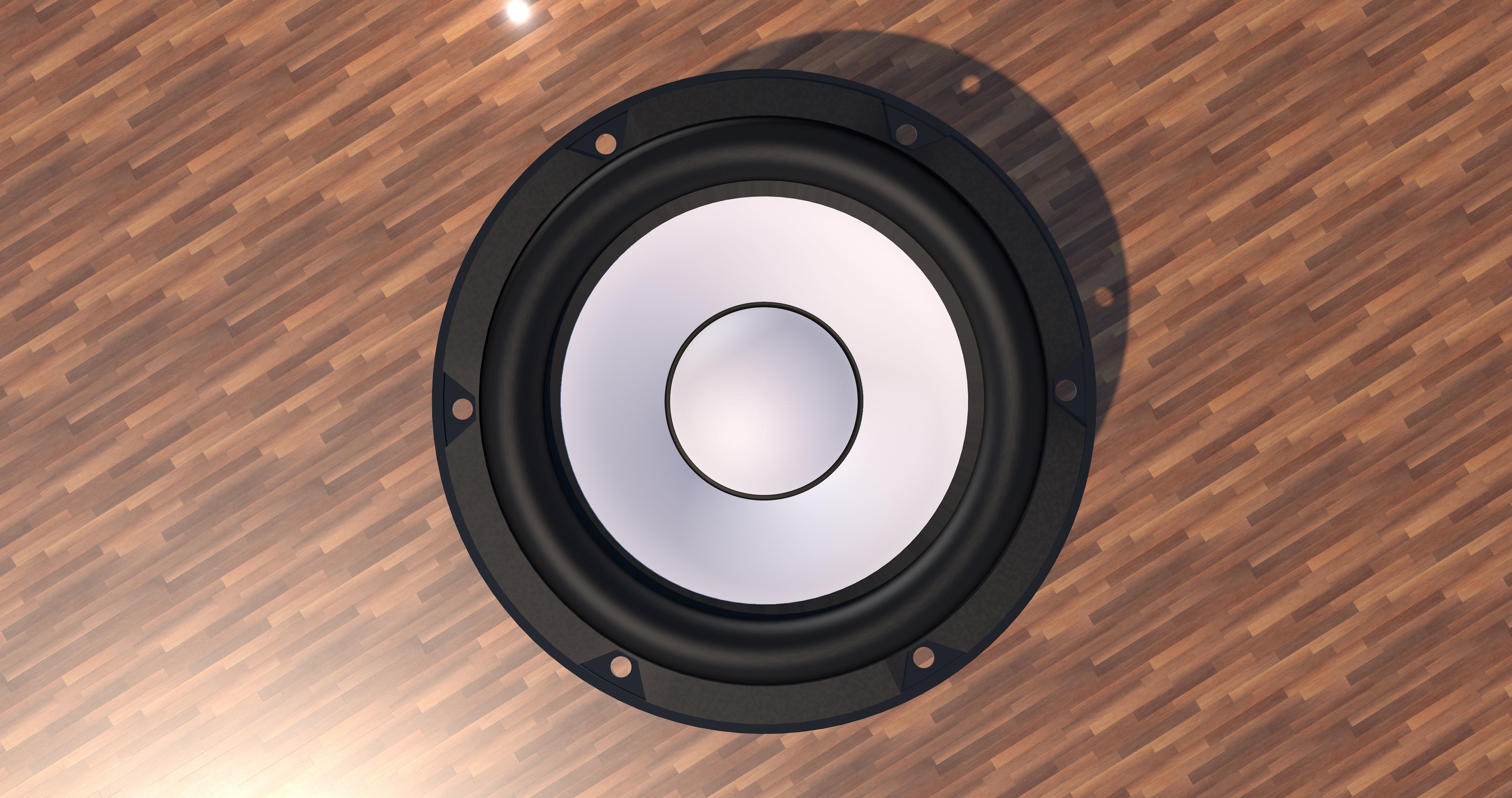 Speaker - Yamaha HS5-HS7-HS8 3D model_3