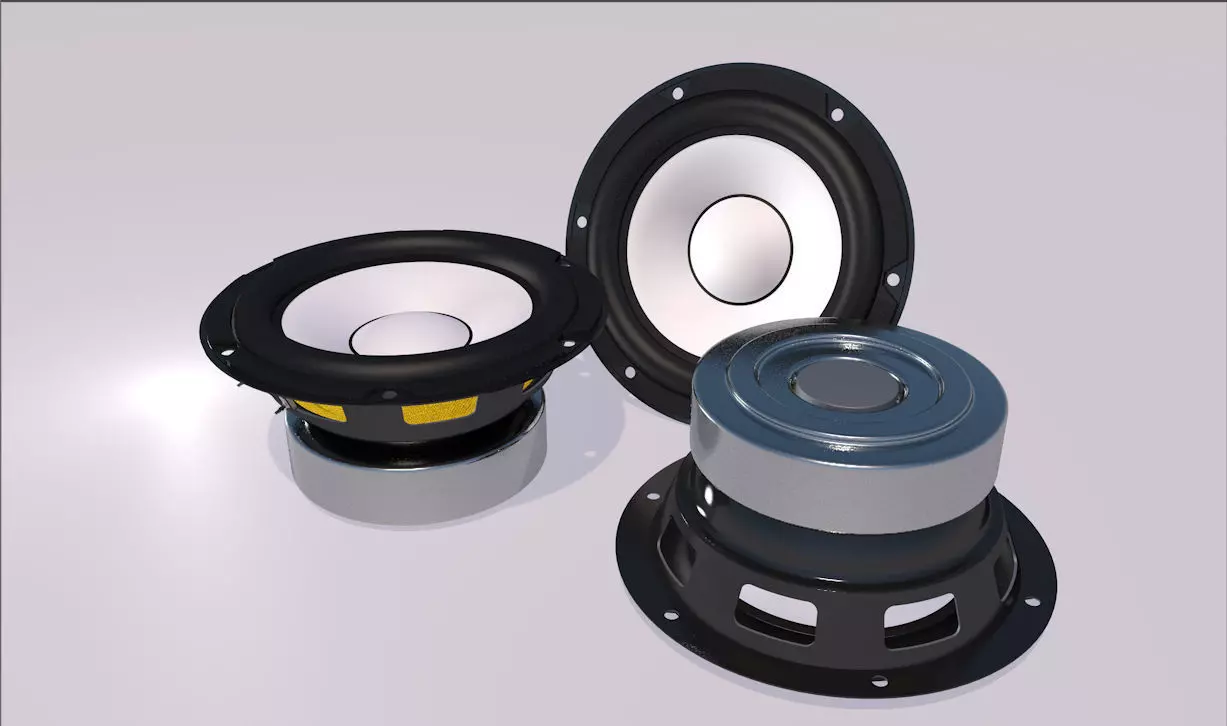 Speaker - Yamaha HS5-HS7-HS8 3D model_0