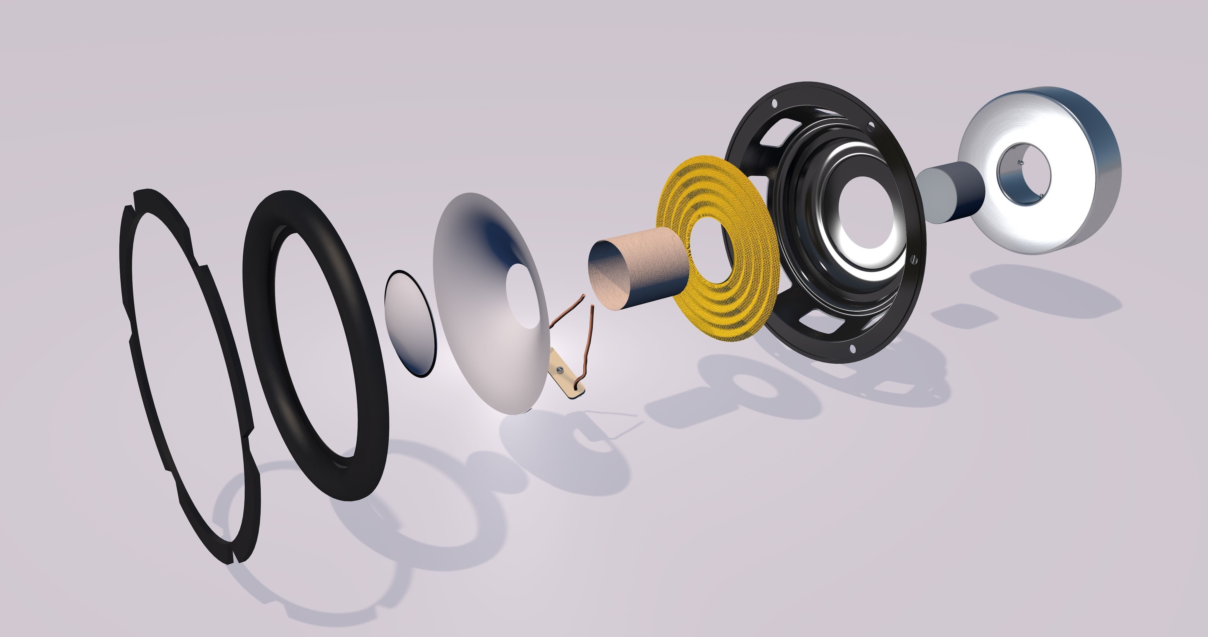 Speaker - Yamaha HS5-HS7-HS8 3D model_1