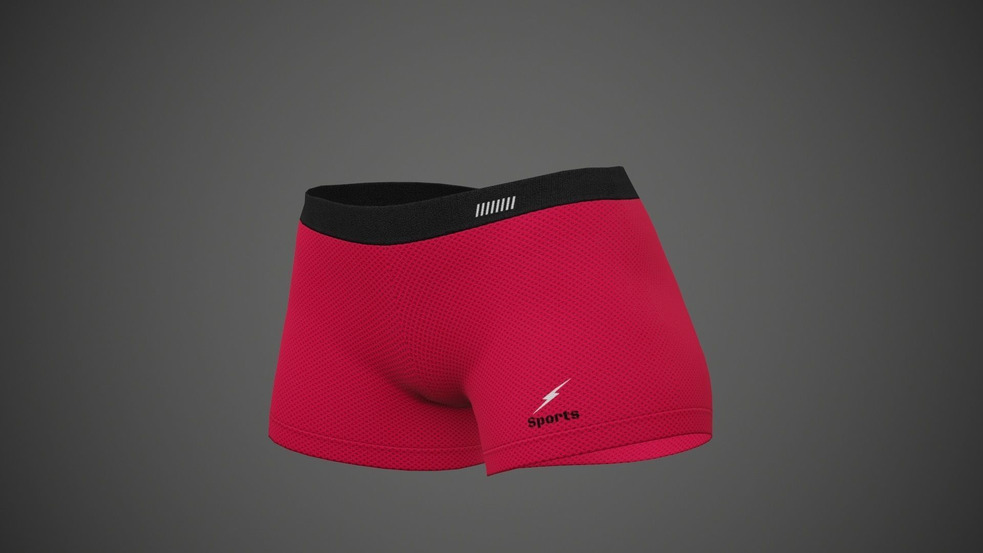 Female Sportswear gym clothing PBR Pack of 3 3D Model Collection_24