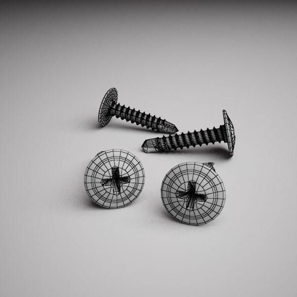 screw 3d model free VR / AR / lowpoly 3D model CGTrader