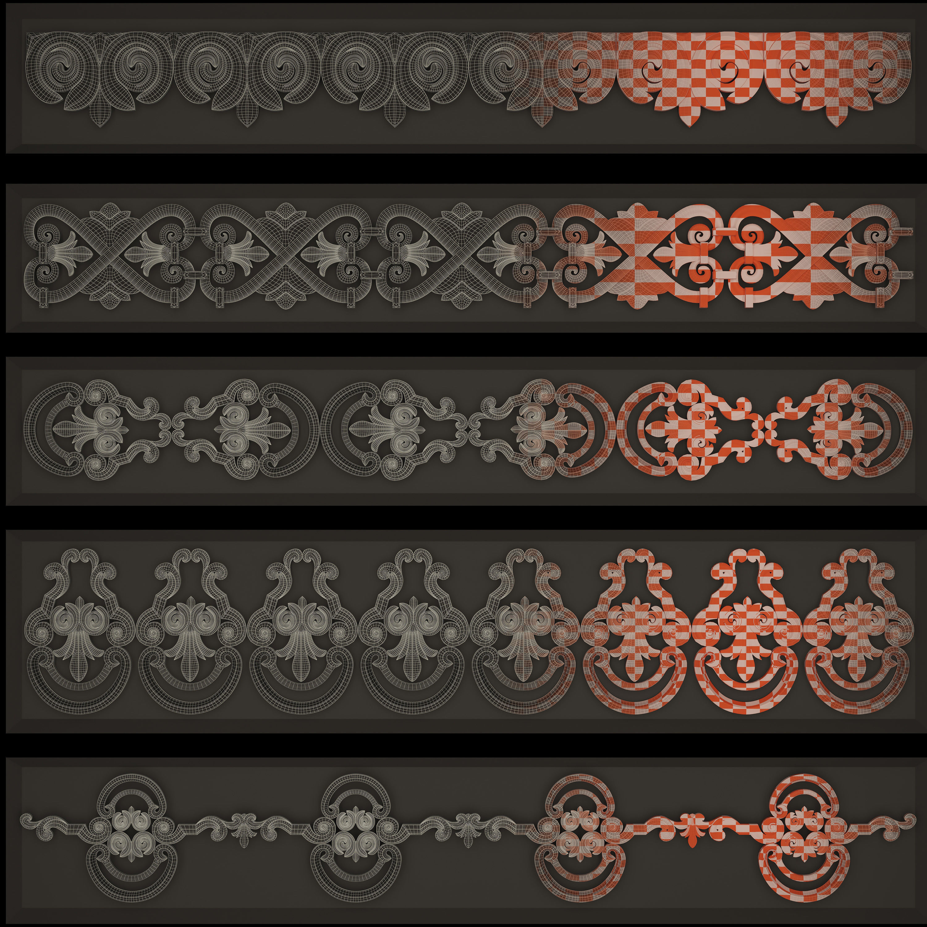 Trim Ornament - 1 3D model_1