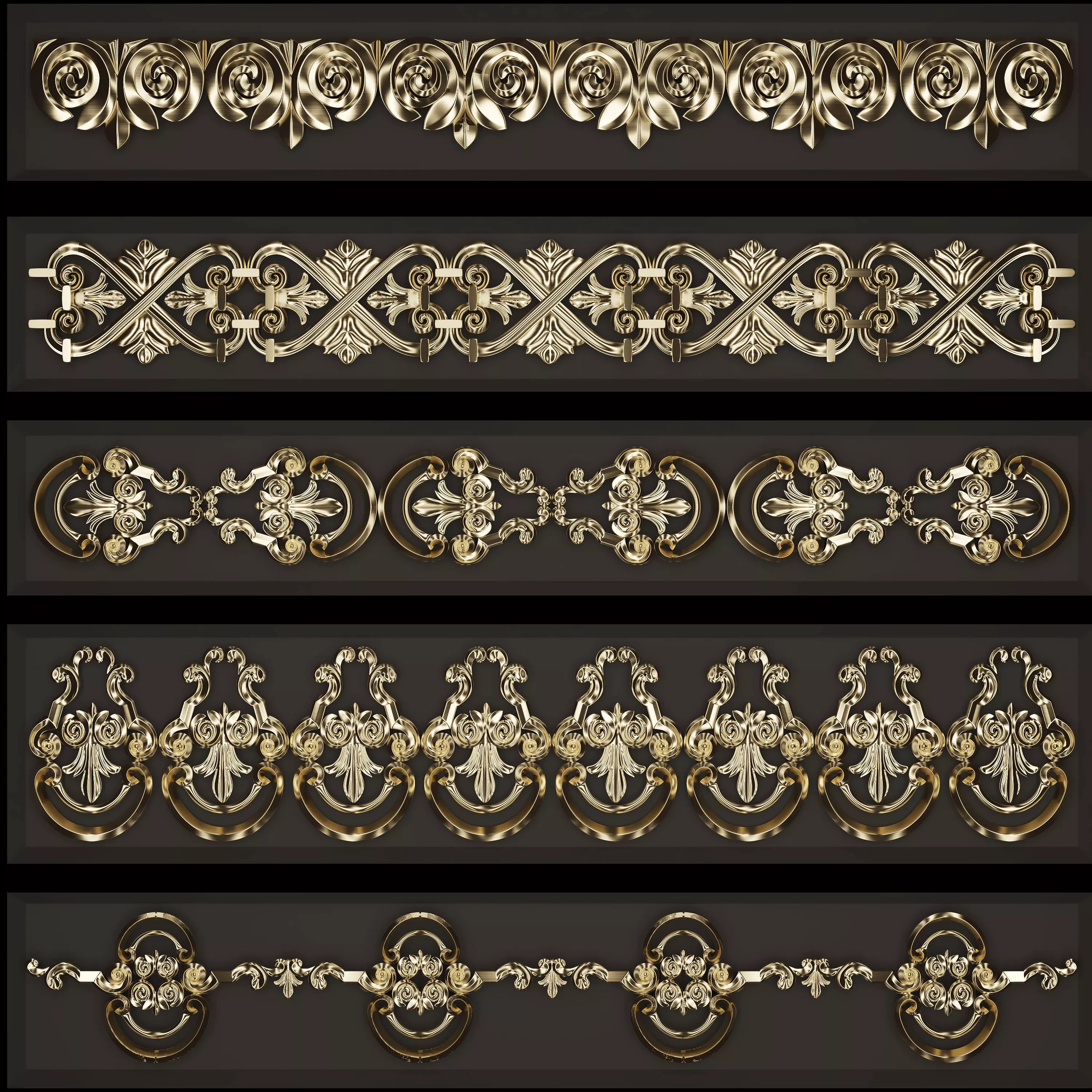 Trim Ornament - 1 3D model_0