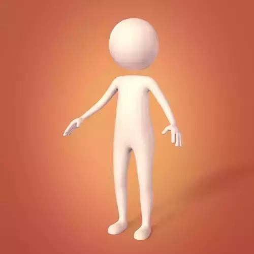 Cartoon Man - Stickman with High Quality FK and IK Rig 