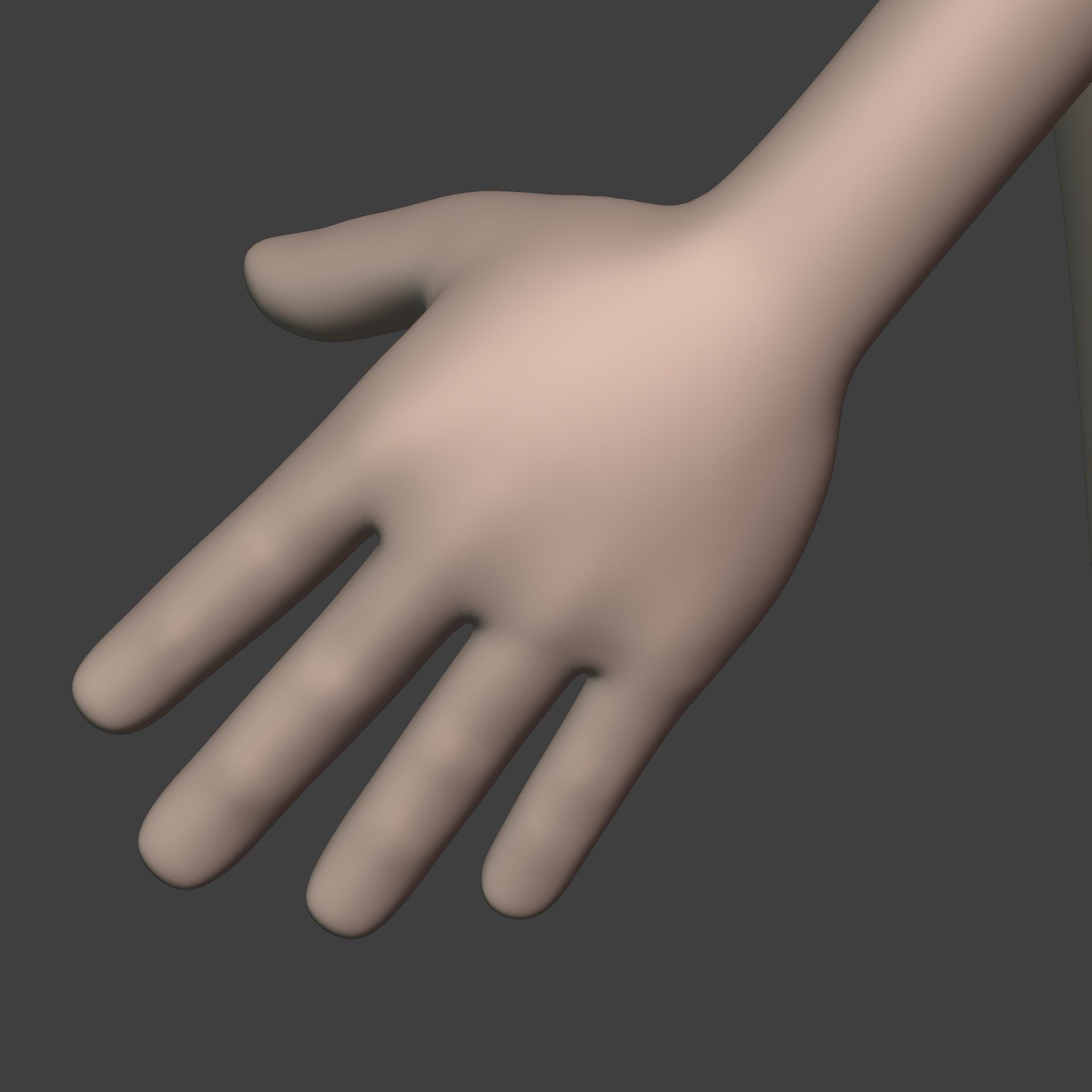 Cartoon Man - Stickman with High Quality FK and IK Rig  Low-poly 3D model_14