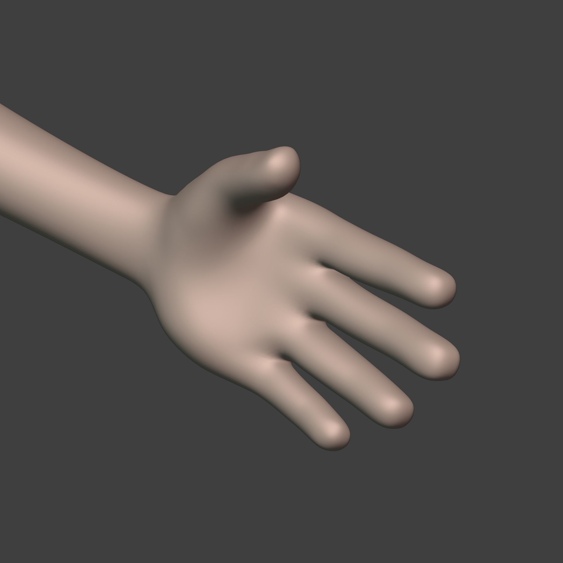 Cartoon Man - Stickman with High Quality FK and IK Rig  Low-poly 3D model_16