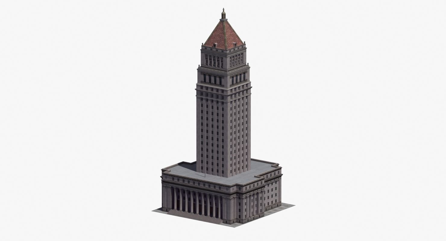 City Courthouse Building 3D model_27