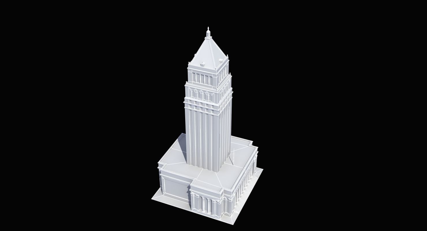 City Courthouse Building 3D model_17
