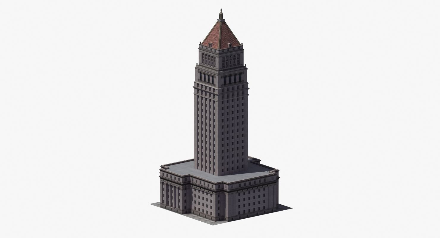 City Courthouse Building 3D model_23