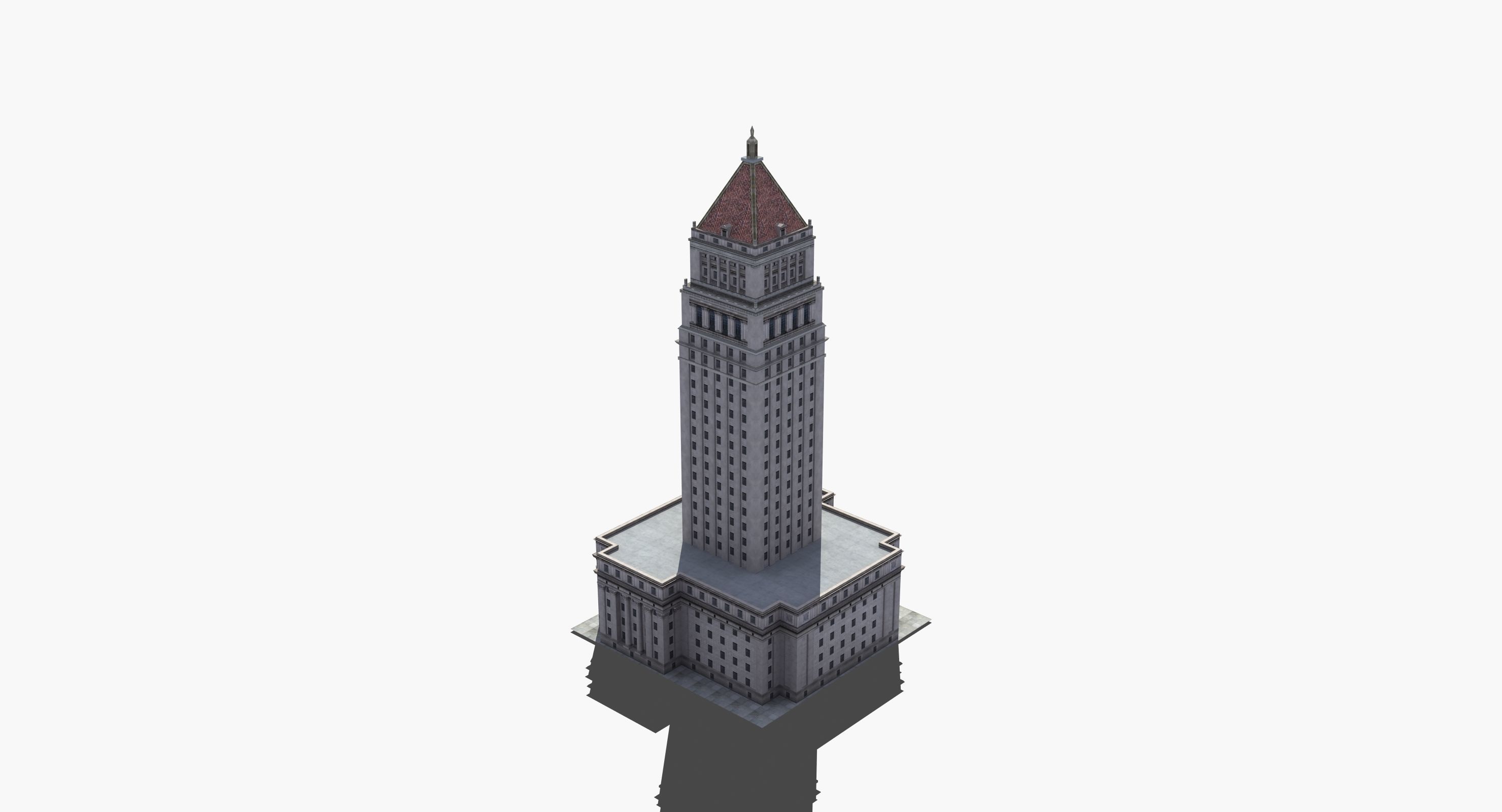 City Courthouse Building 3D model_6
