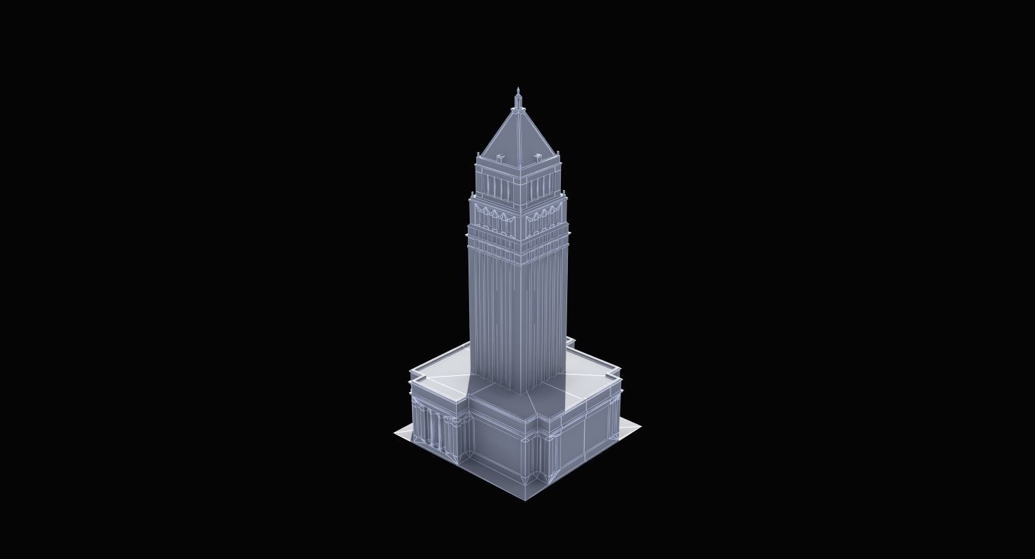City Courthouse Building 3D model_5