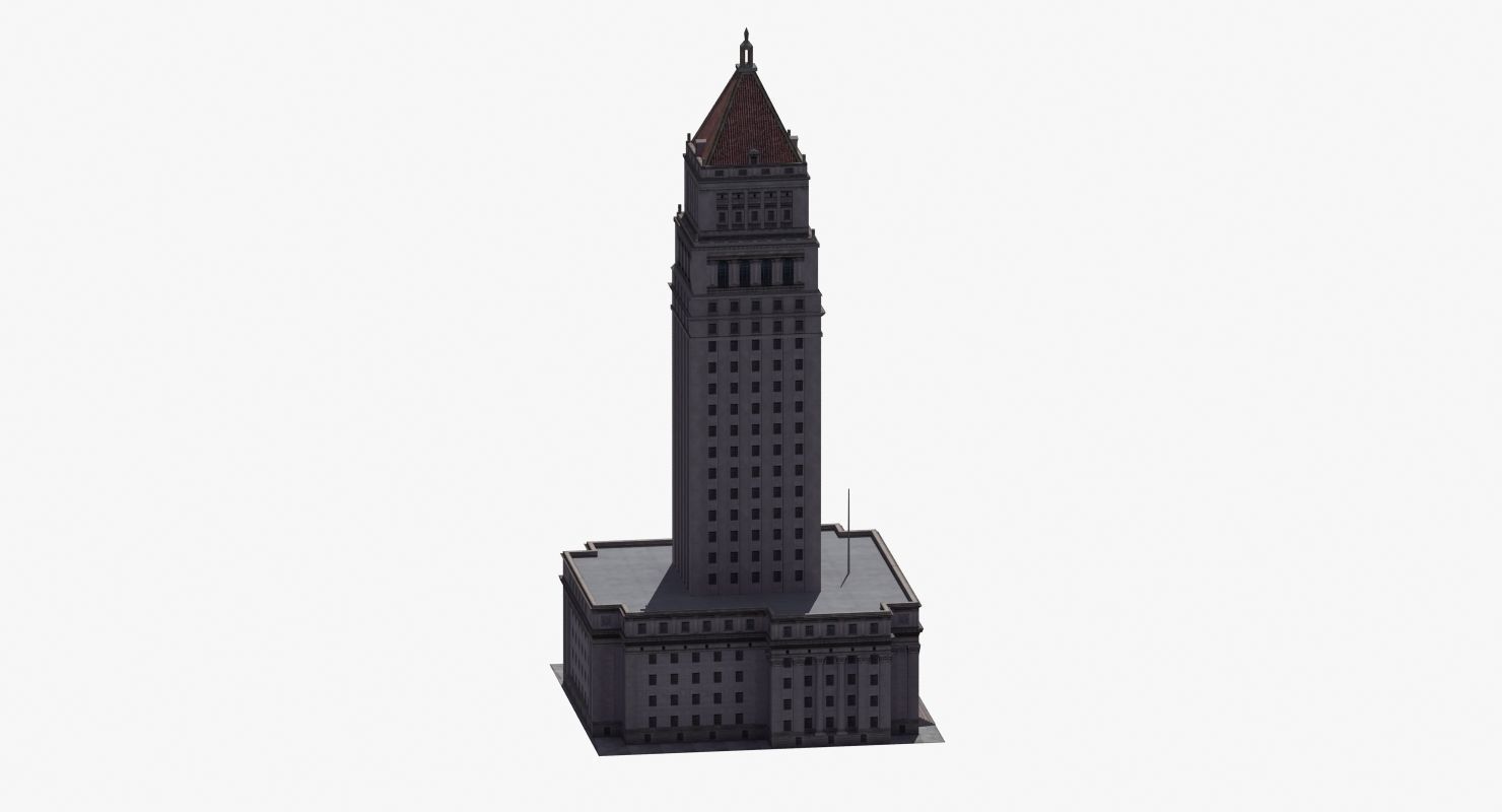 City Courthouse Building 3D model_35