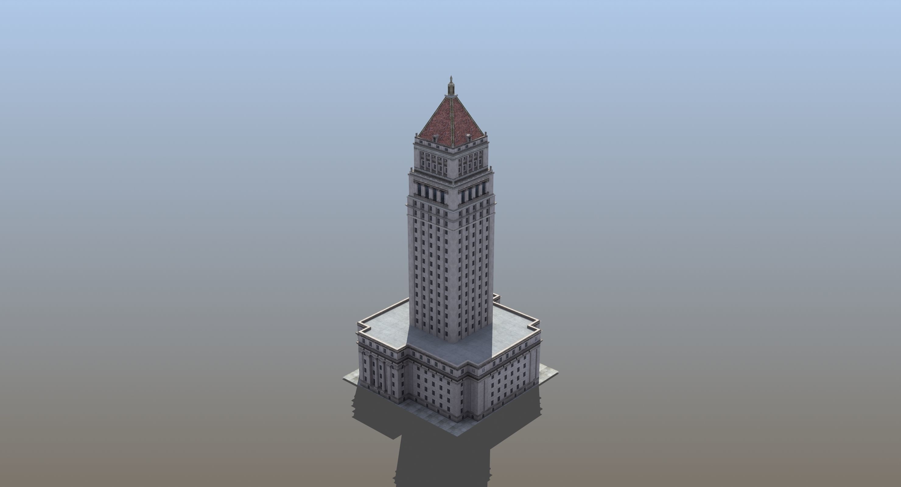 City Courthouse Building 3D model_18