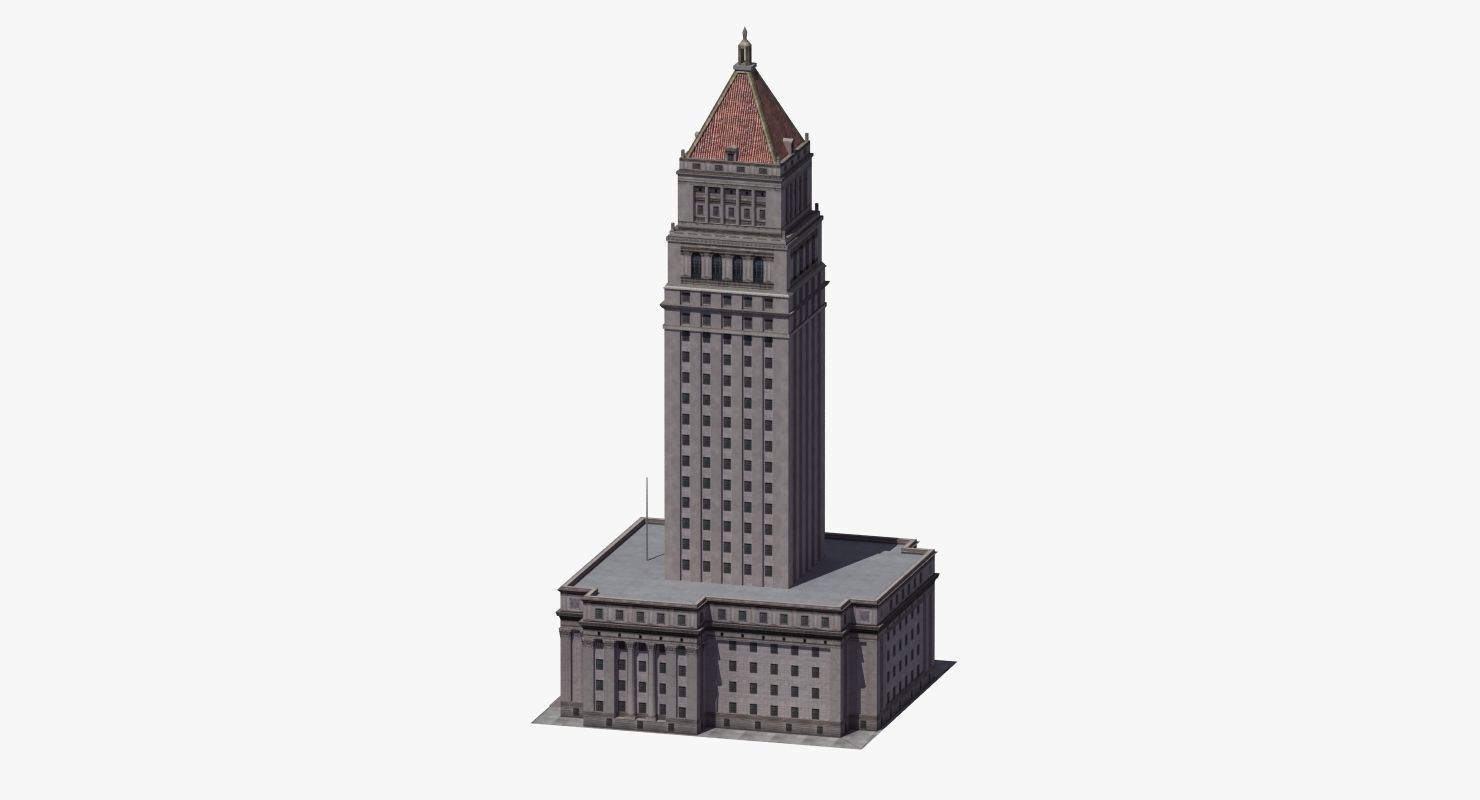 City Courthouse Building 3D model_25