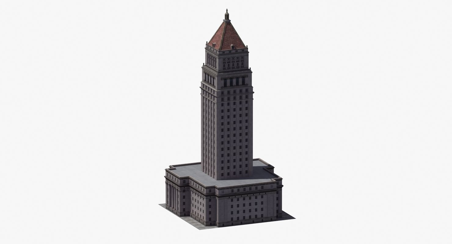 City Courthouse Building 3D model_38
