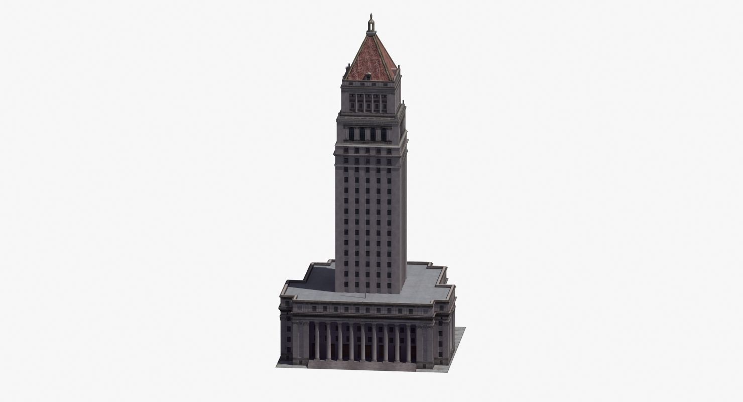 City Courthouse Building 3D model_32