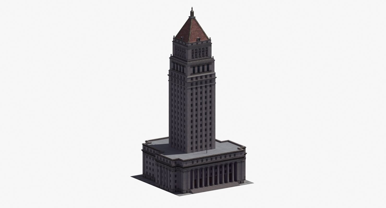 City Courthouse Building 3D model_29