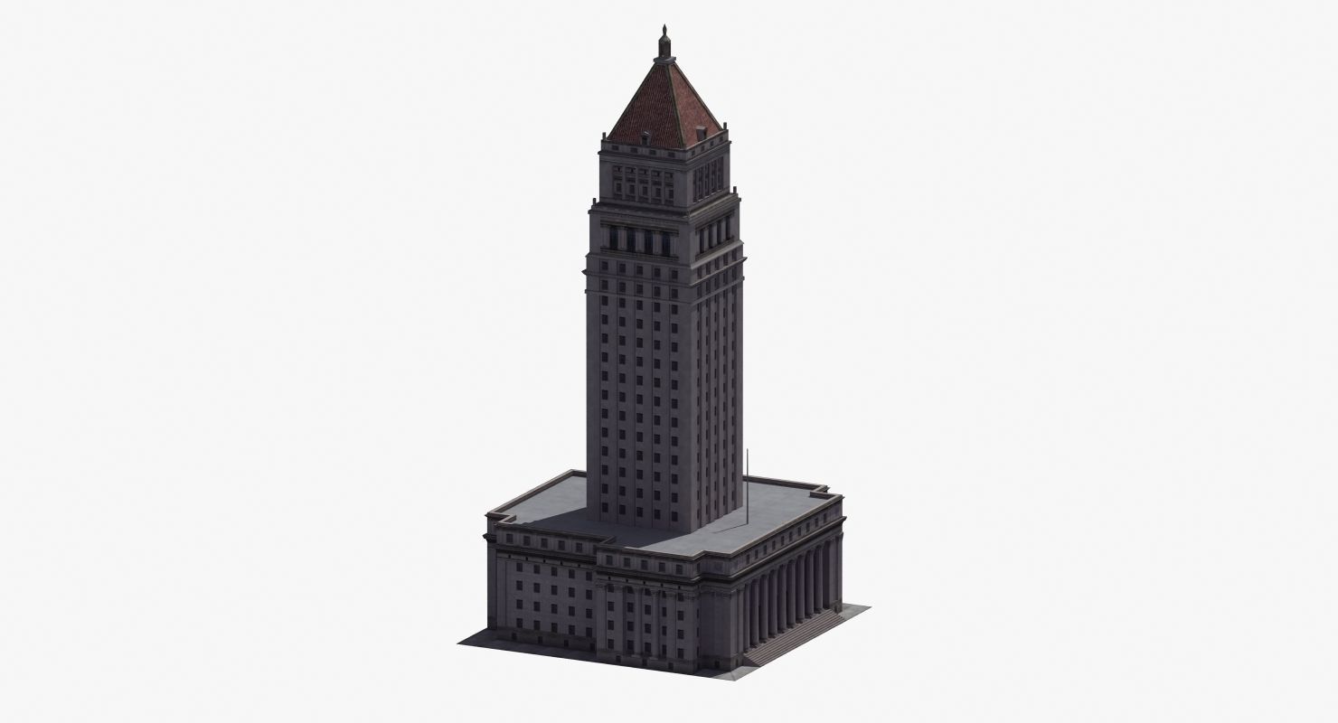 City Courthouse Building 3D model_34