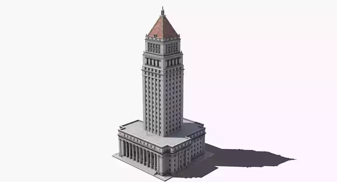 City Courthouse Building 3D model